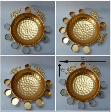 Diwali Decorative Metal Diya — Handcrafted Export Product by NXTGENEXPORTS, Moradabad